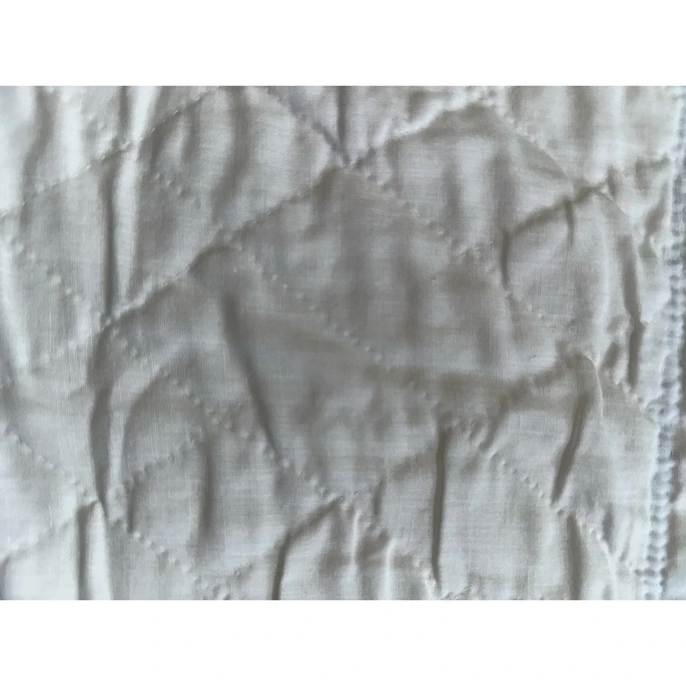 Vtg Care Bears Baby Crib Quilt Handmade 32x43 Nursery Blanket Stars Blue Edge